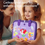 Livre Montessori transportable Malette la Petite Sirène Violette - Vignette | Le Poussin Ludique