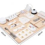 Busy Board educatif multi-activités pour l'éveil de compétences clés - Vignette | Le Poussin Ludique