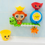 Jouet de bain singe rigolo splash chenille cascade pour bébé - Vignette | Le Poussin Ludique