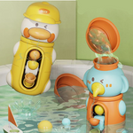 Jouet de bain moulin à eau caneton et éléphant - Vignette | Le Poussin Ludique