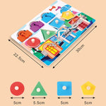 Busy Board bébé bascules loquet de verrouillage formes et couleurs - Vignette | Le Poussin Ludique