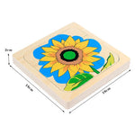 puzzle ludique Montessori en bois cycle de vie pour enfant - Vignette | Le Poussin Ludique