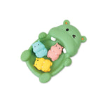 Jouet de bain en silicone animaux flottants parent-enfant - Vignette | Le Poussin Ludique