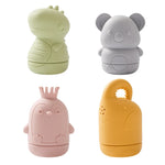 Jouet de bain en silicone animaux mignons couleurs pastel - Vignette | Le Poussin Ludique