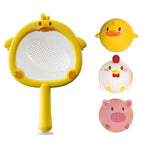 Jouet de bain ensemble filet et animaux lumineux LED - Vignette | Le Poussin Ludique