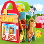 Livre Montessori transportable Univers de la Ferme - Vignette | Le Poussin Ludique