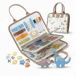 Livre Montessori transportable Malette le Monde Jurassique - Vignette | Le Poussin Ludique