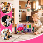 Livre d'activité bébé Montessori avec tête de lapin - Vignette | Le Poussin Ludique