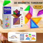 Puzzle enfant Tangram magnétique imagination et conceptualisation - Vignette | Le Poussin Ludique