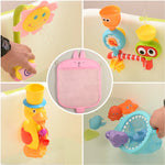 Range jouets de bain requin lapin ou ourson - Vignette | Le Poussin Ludique