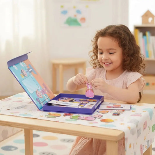 Puzzle enfant magnétique modulable personnages et professions