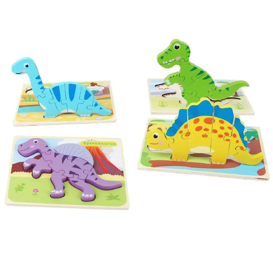 Puzzle enfant dinosaure pour stimuler motricité et créativité