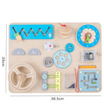 Busy Board tout en 1 labyrinthe magnétique boite à musique et volant - Vignette | Le Poussin Ludique