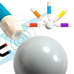 Jeu de Construction Magnétique avec des tubes flexibles 100 PCS - Vignette | Le Poussin Ludique