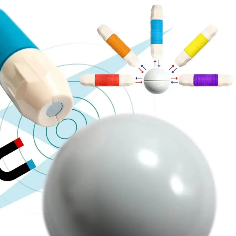 Bases du magnétisme apprises par jeu de construction