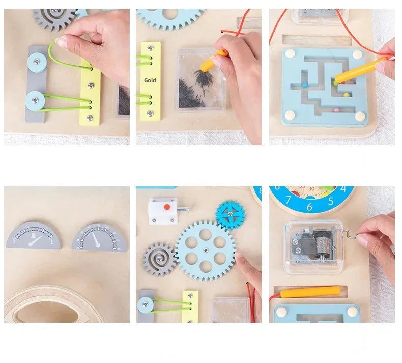 Busy board favorise autonomie et confiance enfant