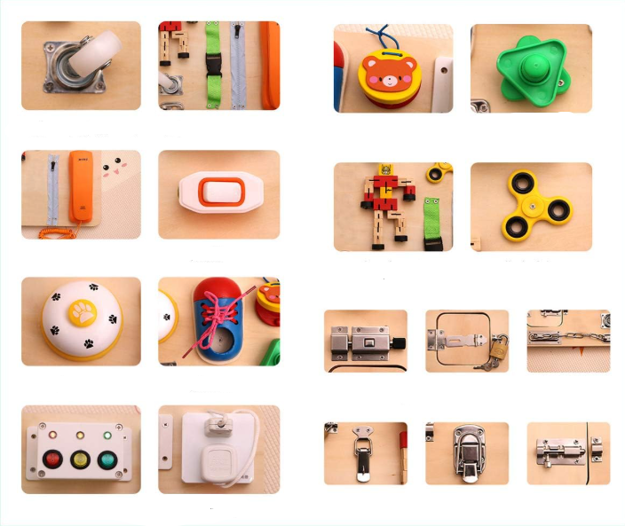 Busy board favorisant coordination et jeu indépendant