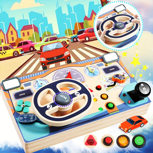 Busy board stimulant imagination et coordination