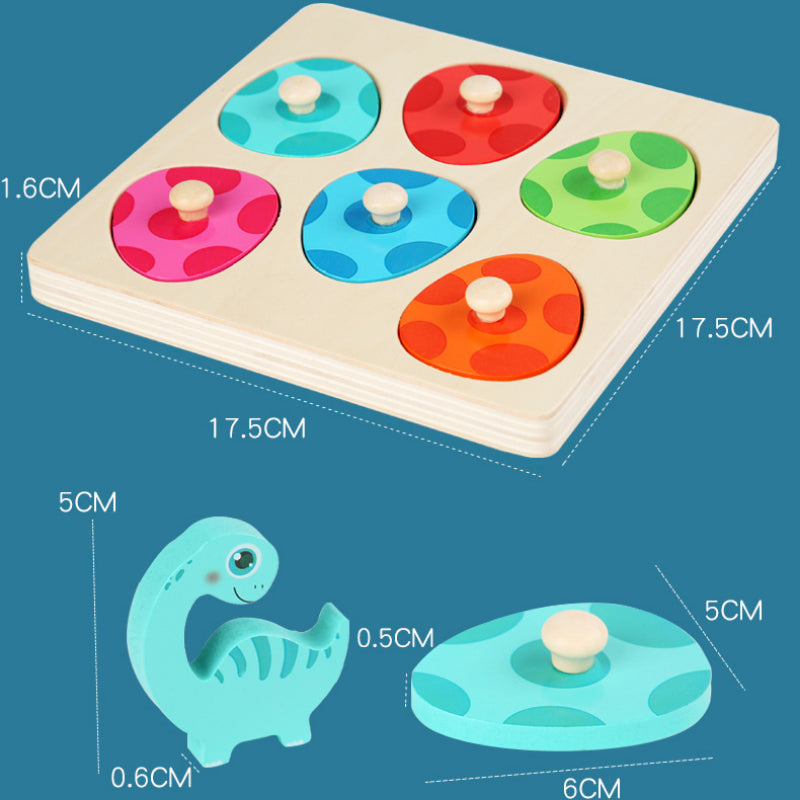 Cadeau original puzzle bébé bois éducatif