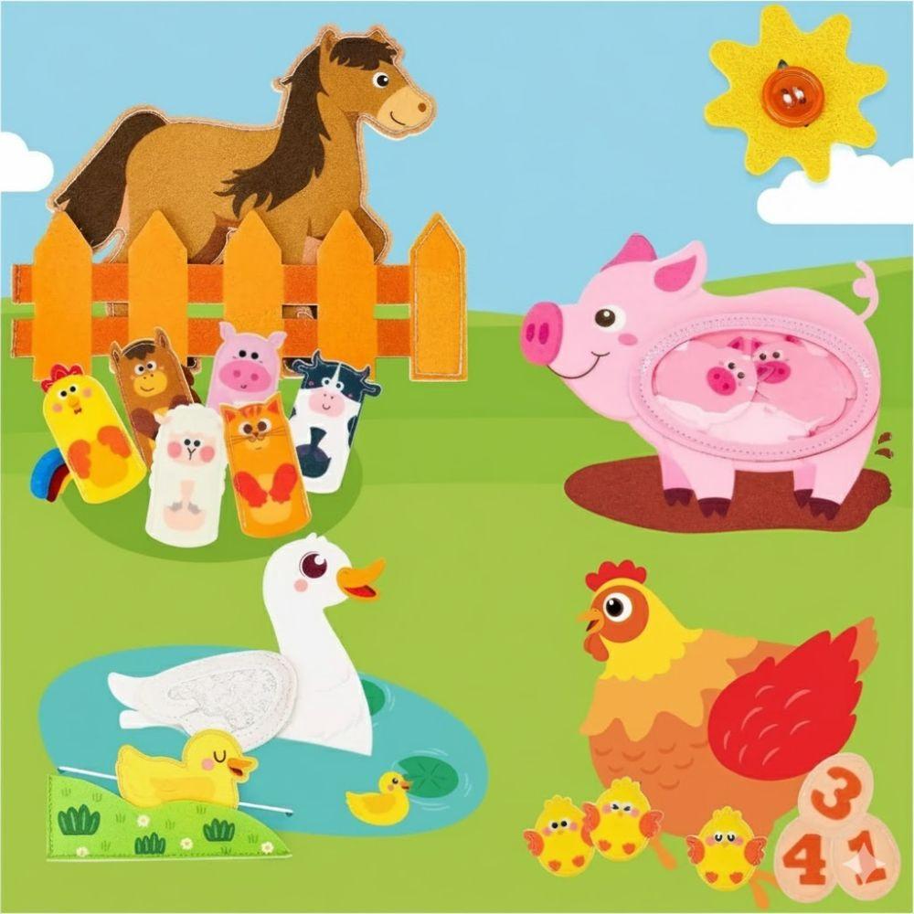 Compagnon de jeu éducatif livre Montessori pour déplacements