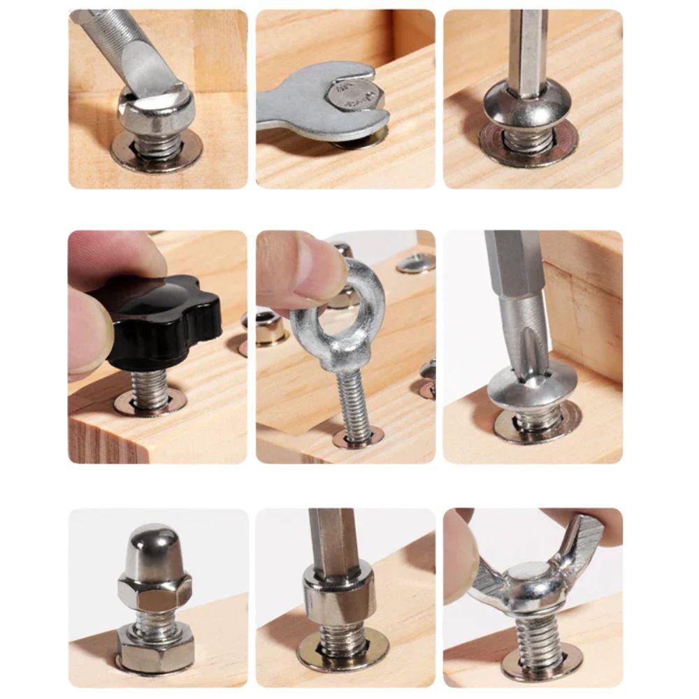 Curiosité et motricité avec busy board jeu éducatif