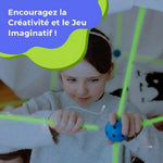 Jeu de construction cabane Montessori créatif 3D - Vignette | Le Poussin Ludique