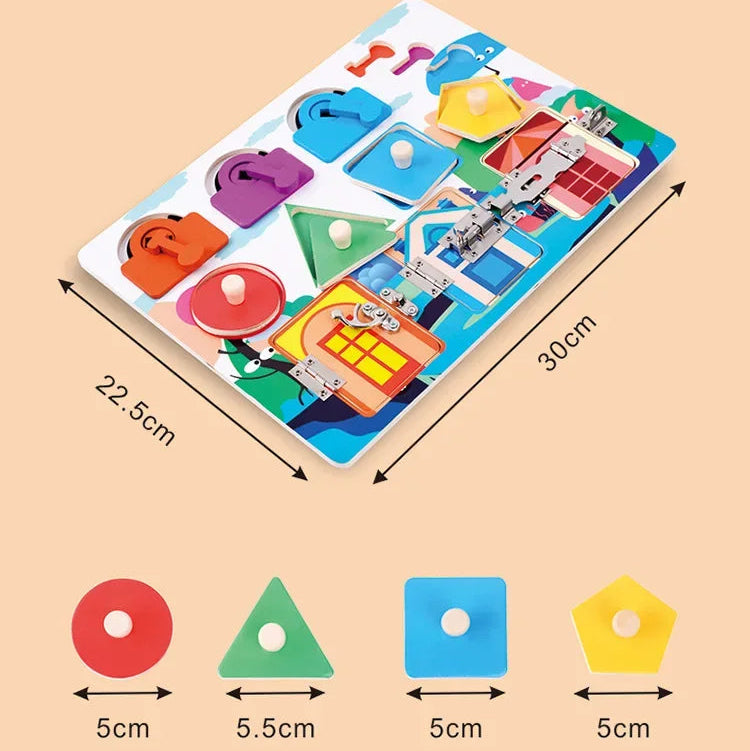 Imagination et créativité avec busy board bébé