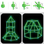 Jeu de construction cabane Montessori créatif 3D - Vignette | Le Poussin Ludique