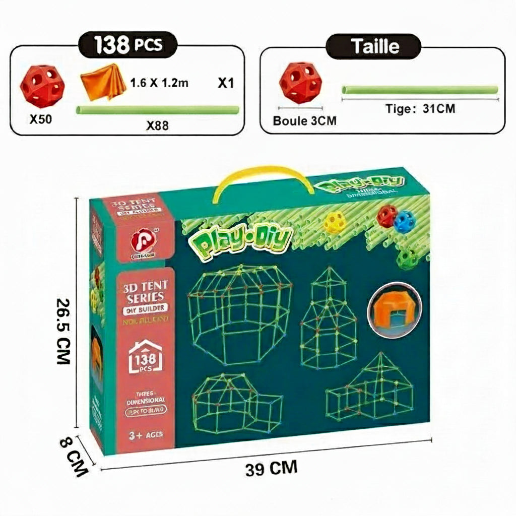 Jeu de construction enfant stimule créativité