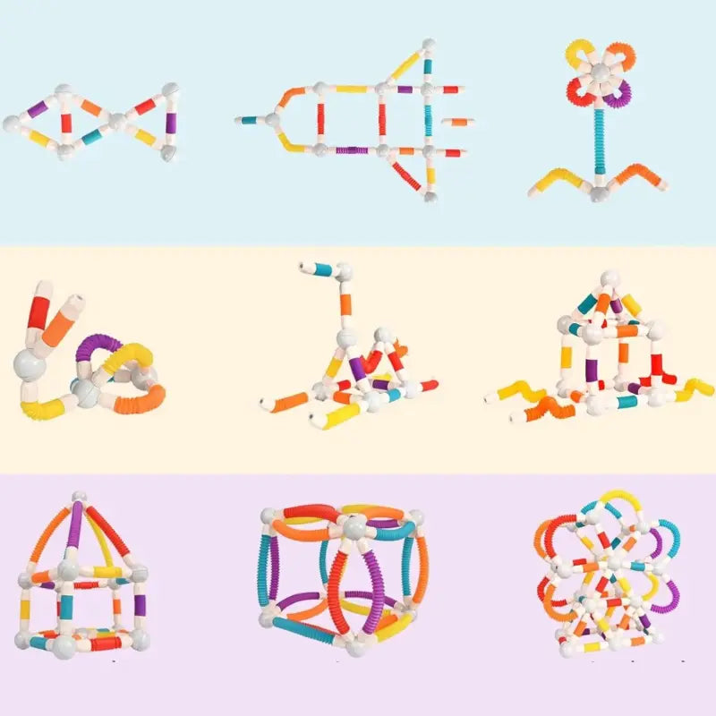 Jeu de construction magnétique pour concentration enfant