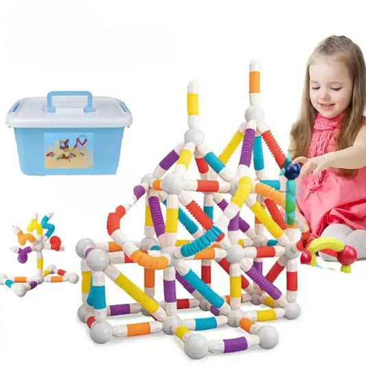 Jeu de construction magnétique pour créativité enfant