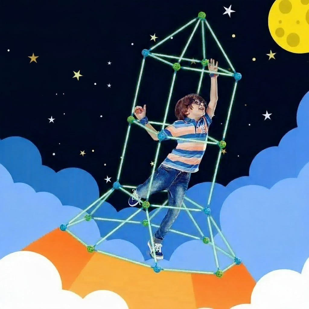 Jeu de construction pour stimulation imagination enfant