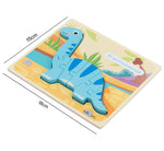 Puzzle enfant dinosaure pour stimuler motricité et créativité - Vignette | Le Poussin Ludique
