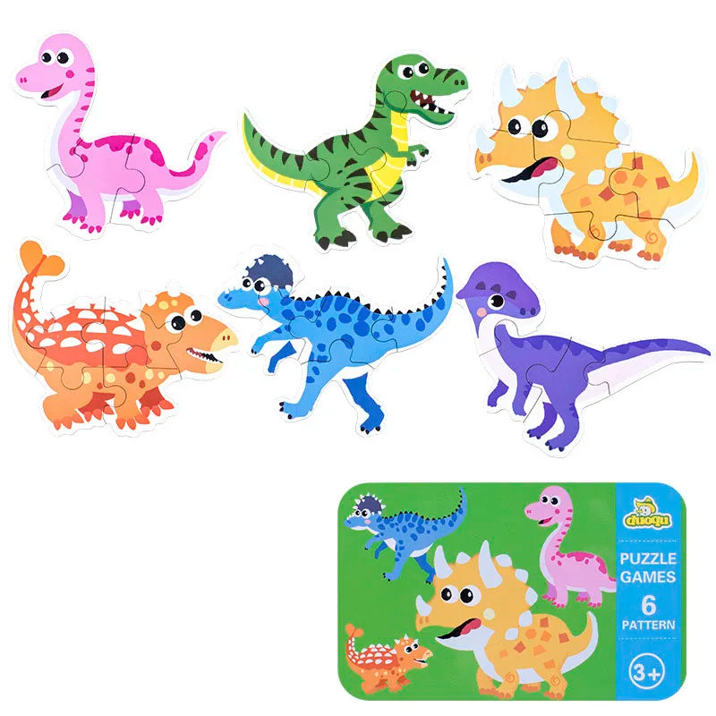 Jeu puzzle enfant pour apprentissage des animaux