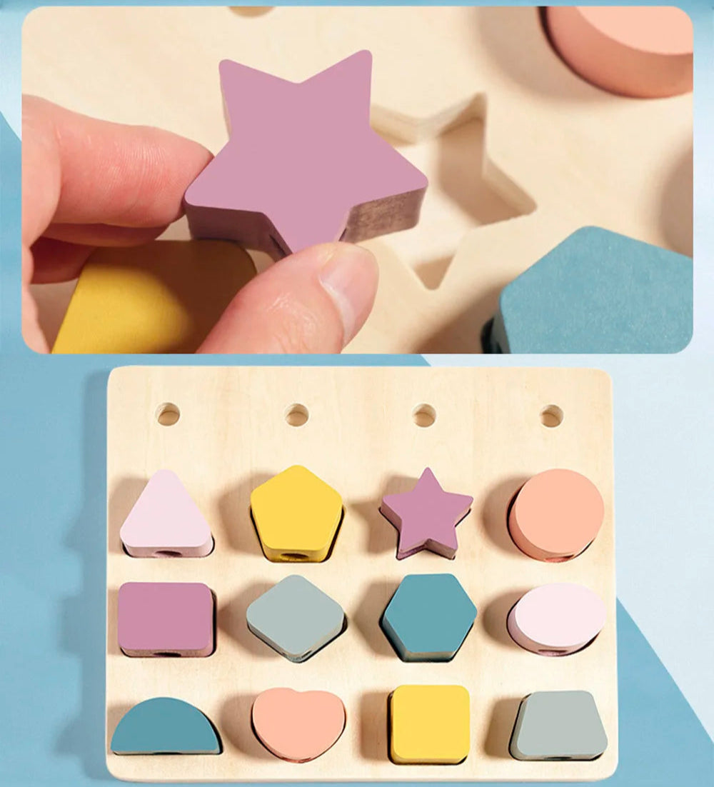 Jeu puzzle enfant pour coopération parentale