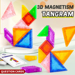 Puzzle enfant Tangram magnétique imagination et conceptualisation - Vignette | Le Poussin Ludique