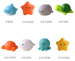 Jouet de bain ensemble filet et animaux lumineux LED - Vignette | Le Poussin Ludique