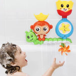 Jouet de bain singe rigolo splash chenille cascade pour bébé - Vignette | Le Poussin Ludique