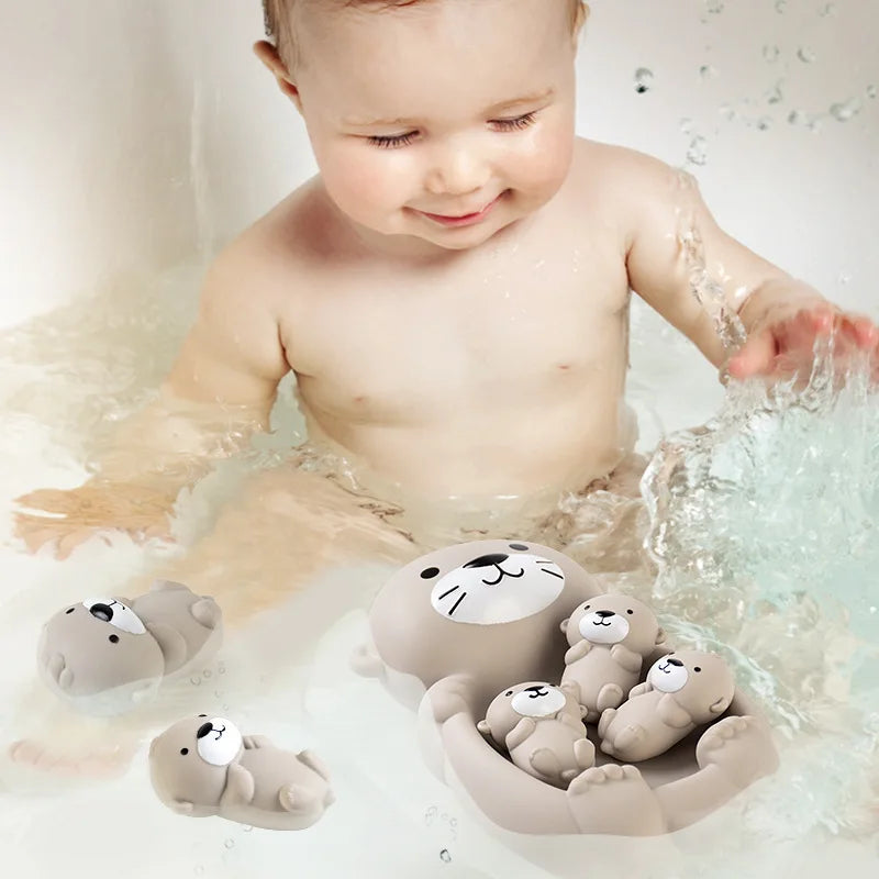 Jouet de bain bébé loutre mignonne
