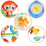 Jouet de bain singe rigolo splash chenille cascade pour bébé - Vignette | Le Poussin Ludique