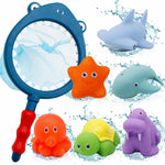 Jouet de bain requin pêche animaux marins changement couleur et sons - Vignette | Le Poussin Ludique