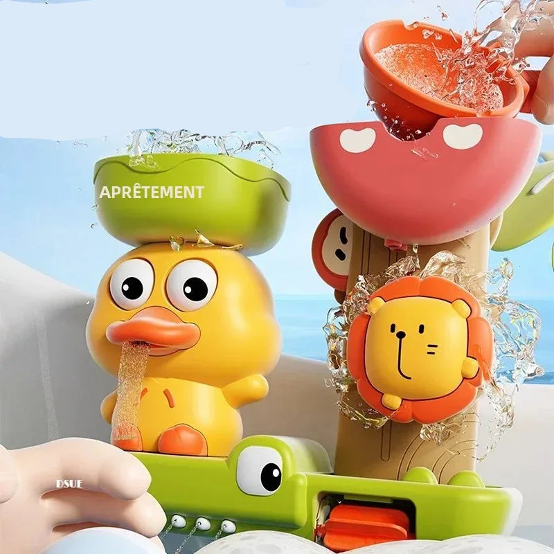 Jouet de bain figurines aux couleurs vives