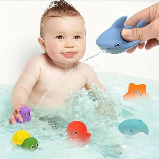 Jouet de bain interactif stimulant motricité fine