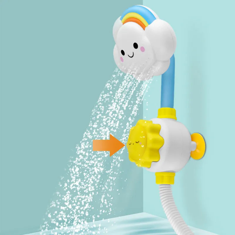 Jouet de bain nuage stimulant curiosité enfant