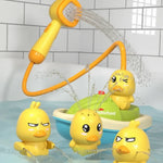 jouet de bain canards expressives douchette et bateau - Vignette | Le Poussin Ludique