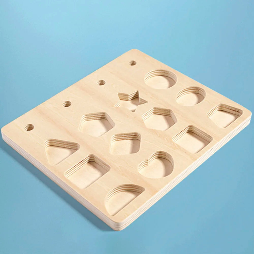Jouet bois puzzle enfant développement cognitif