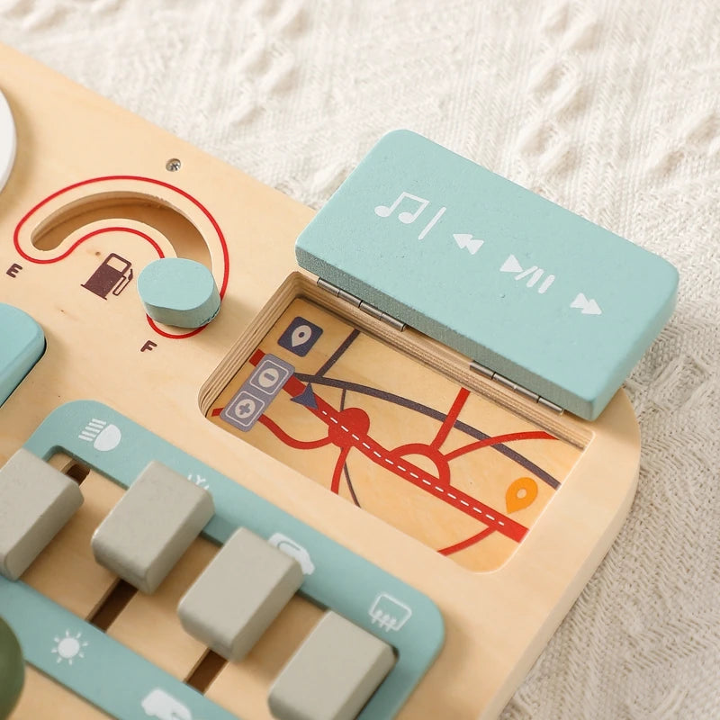 Jouet pour coordination œil-main busy board