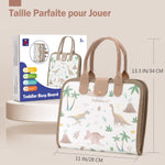 Livre Montessori transportable Malette le Monde Jurassique - Vignette | Le Poussin Ludique