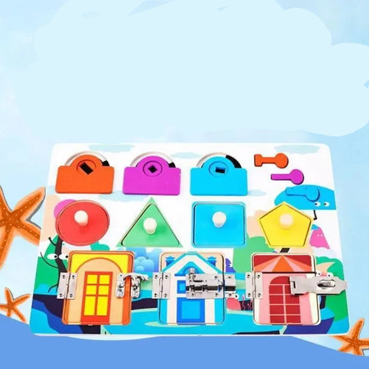 Jouet motricité fine busy board bébé