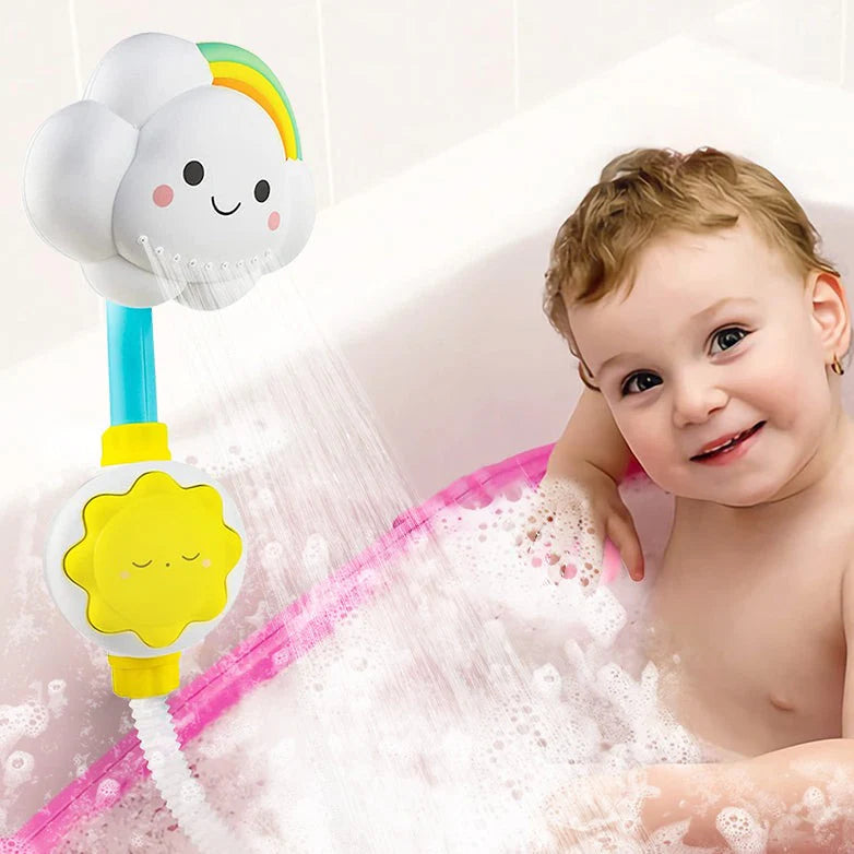 Jouet nuage pour bain rend routine sereine